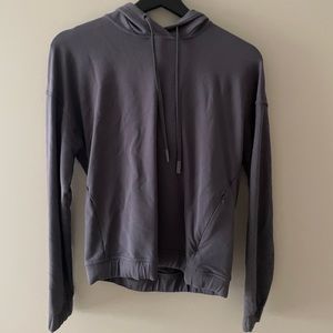 Lululemon Grey Cross back Hoodie Size 6